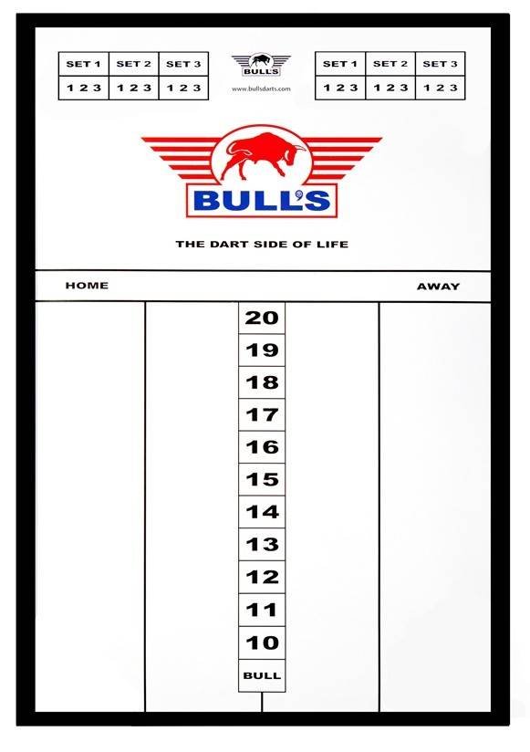 Bull's Styreen Resultattavle 60x30 cm