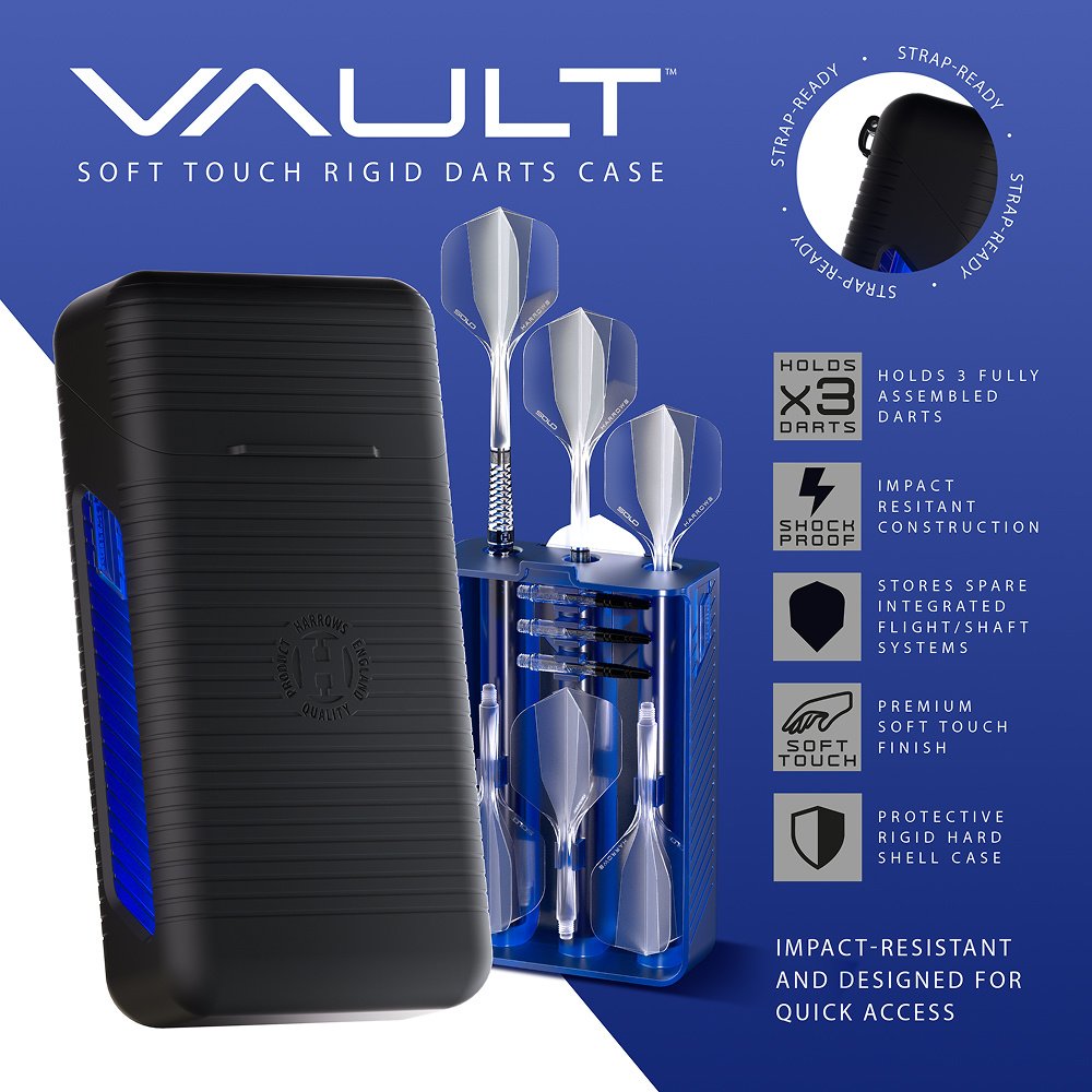 Harrows Geo Parallel Quick Point 90% - Steel Tip Darts