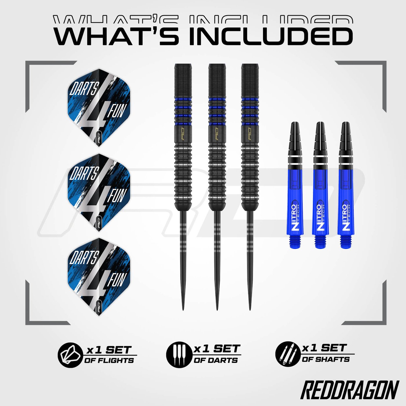 Red Dragon David Williams V1 90% - Steel Tip Darts - Dartshopper.com