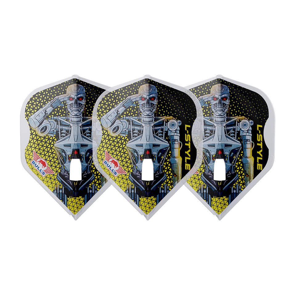 L-Style L1 Pro Marvin van Velzen Clear White Darts Flights