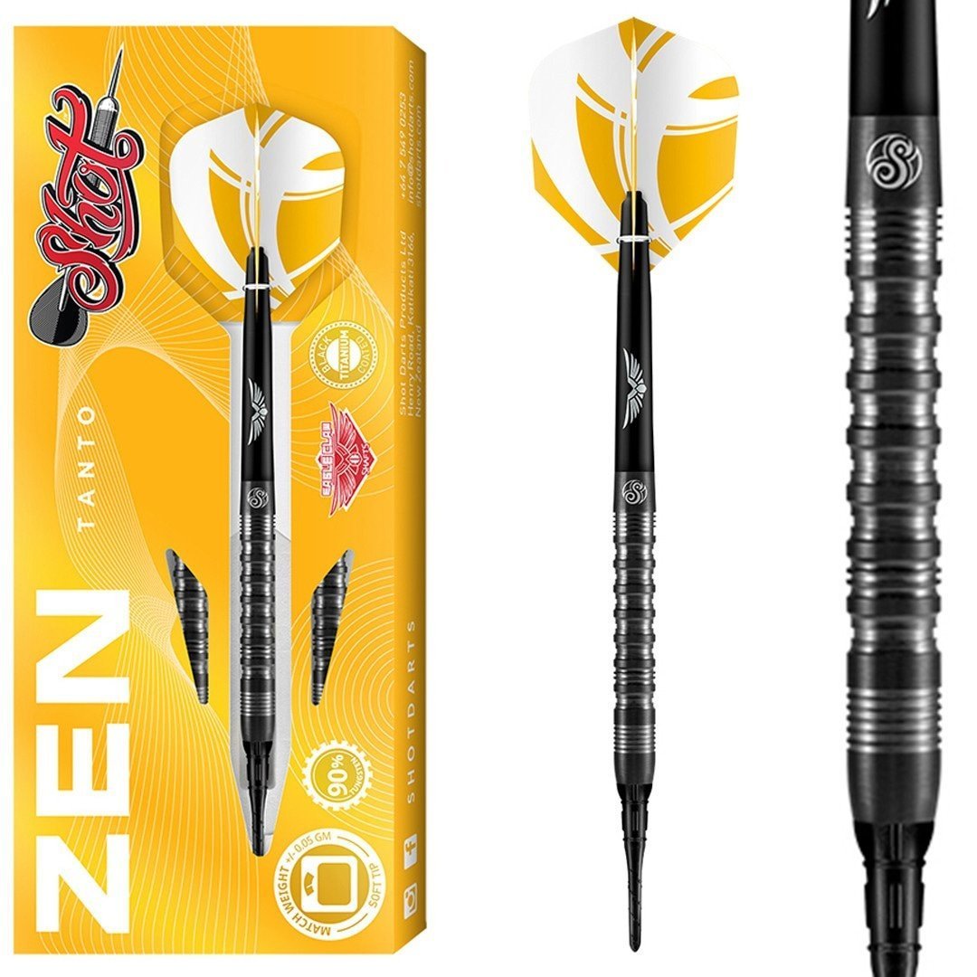 Dardos Shot Zen Tanto 90% Punta de Plástico