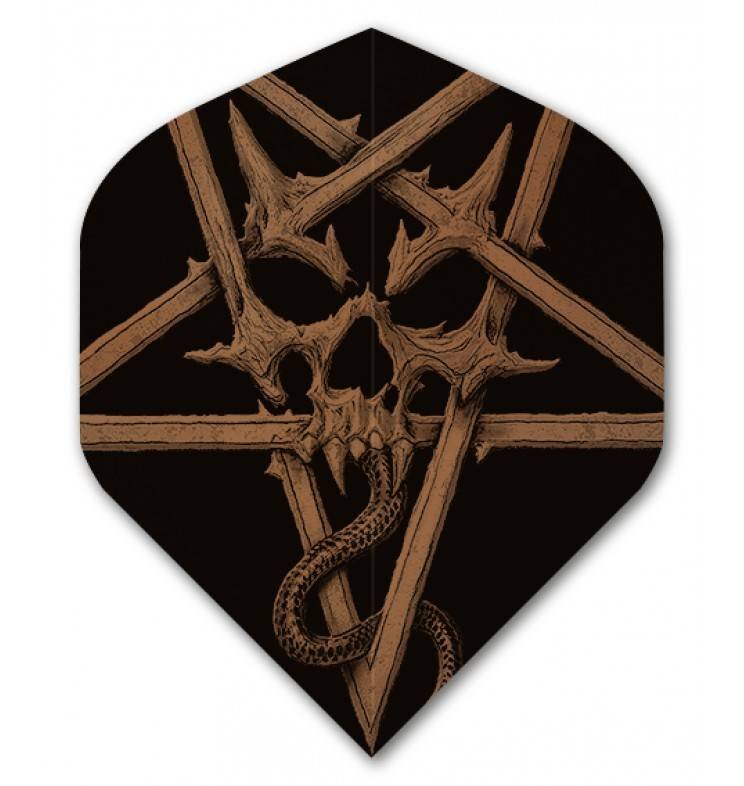 Alchemy - Pentacle Skull Darts Flights