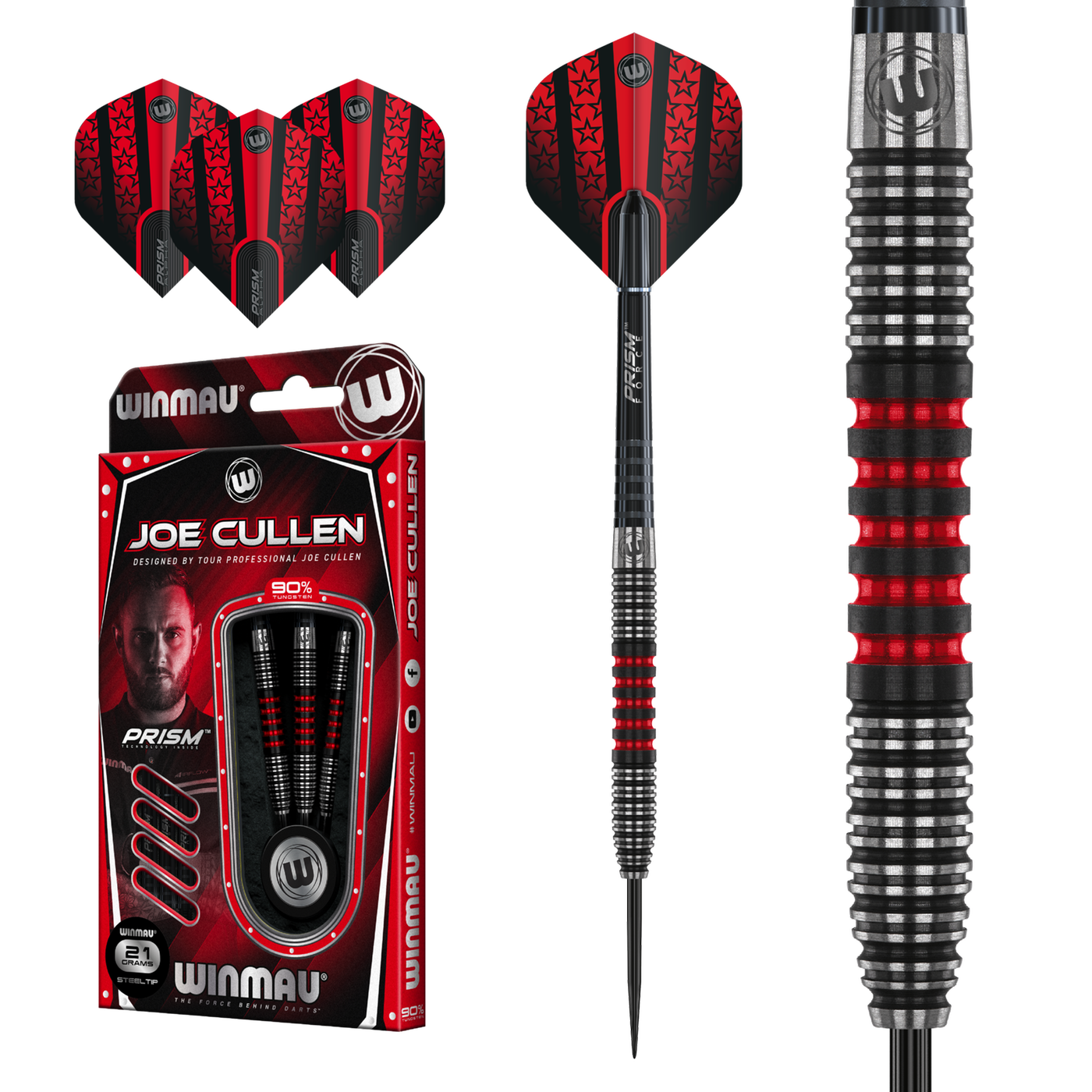 Winmau Joe Cullen 90% - Steel Tip Darts