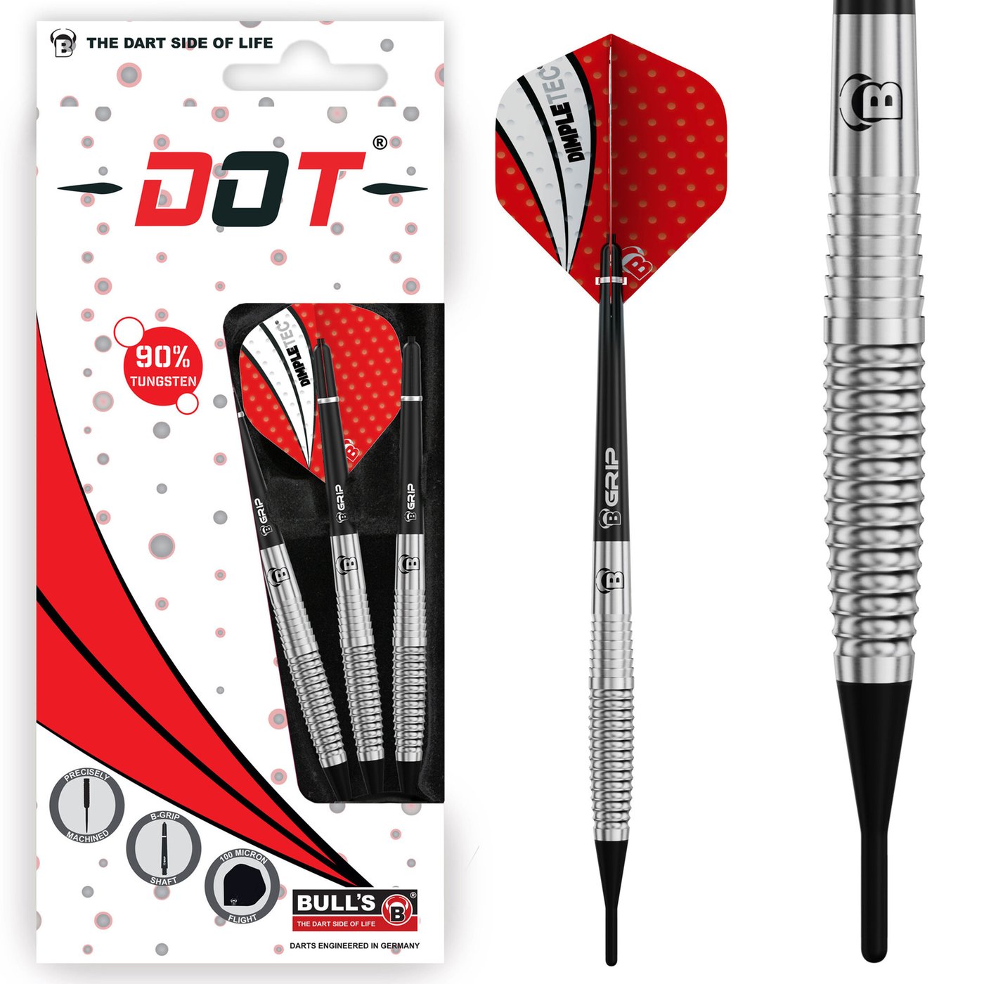 BULL'S Dot D1 90% Soft Tip Darts