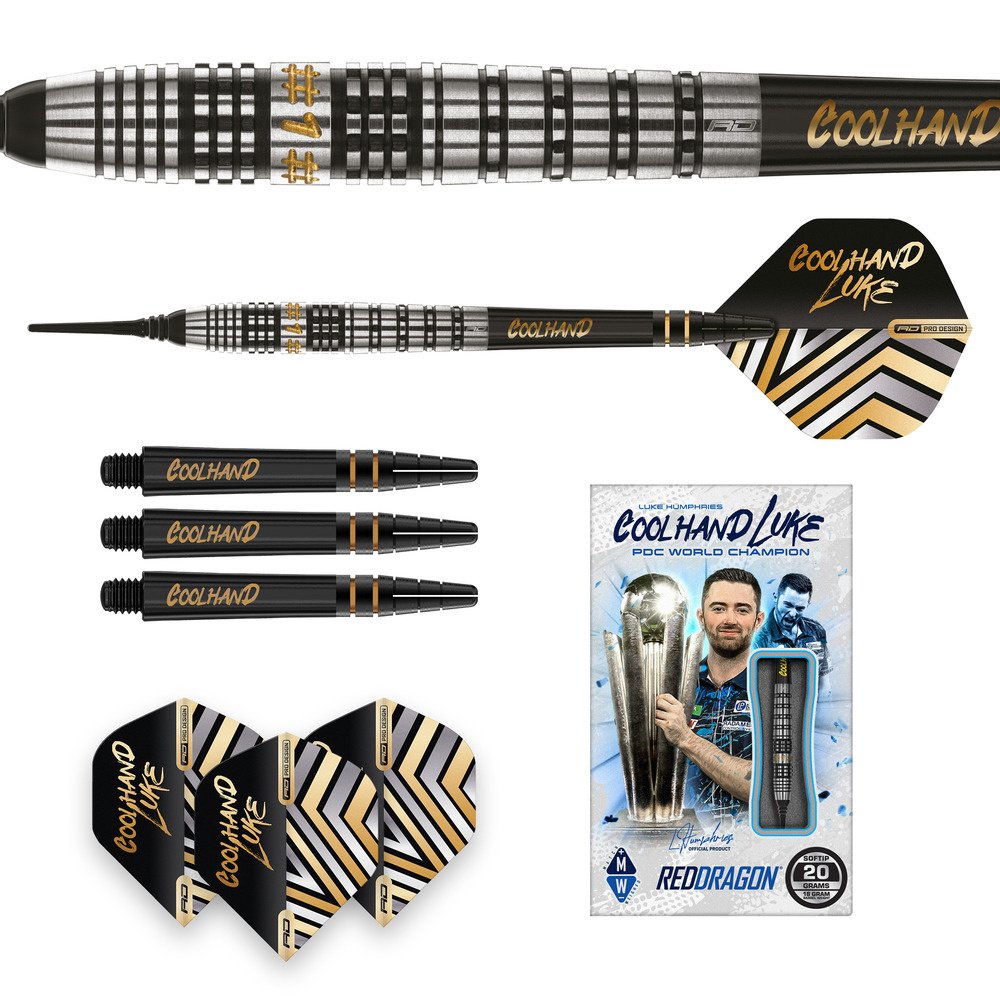 Red Dragon Luke Humphries Prestige 90% Soft Tip Darts