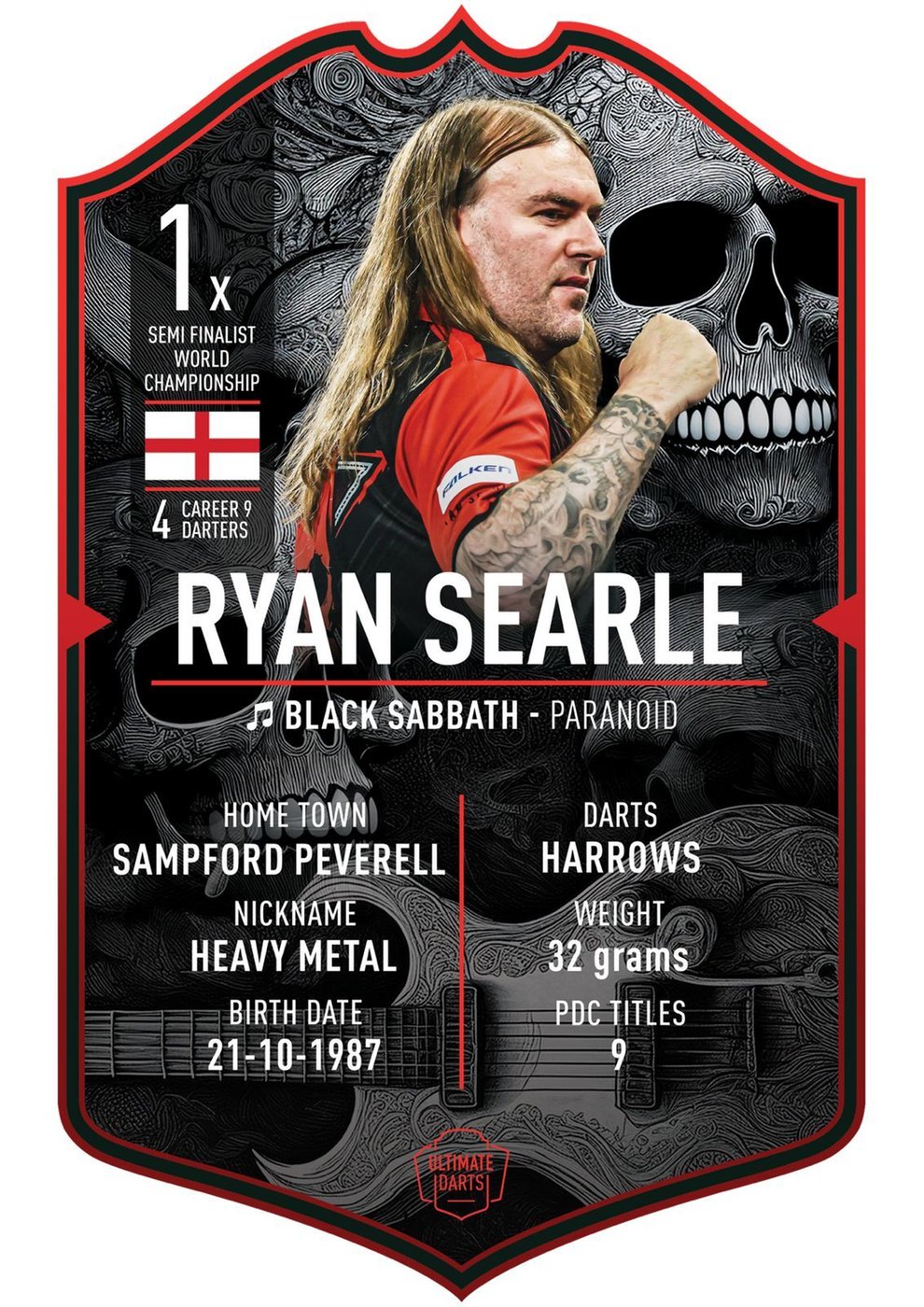 Ultimate Darts Card Ryan Searle 2026