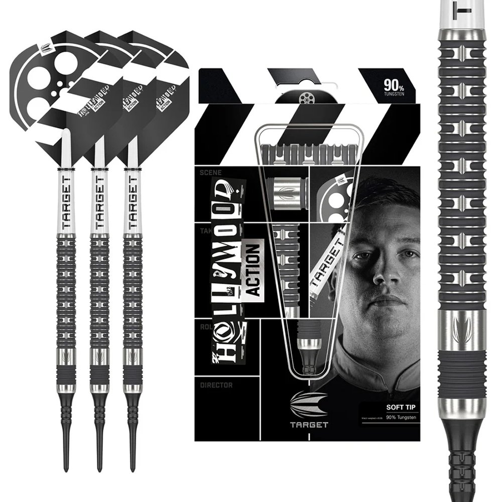 Target Chris Dobey Hollywood Action 90% Soft Tip Darts