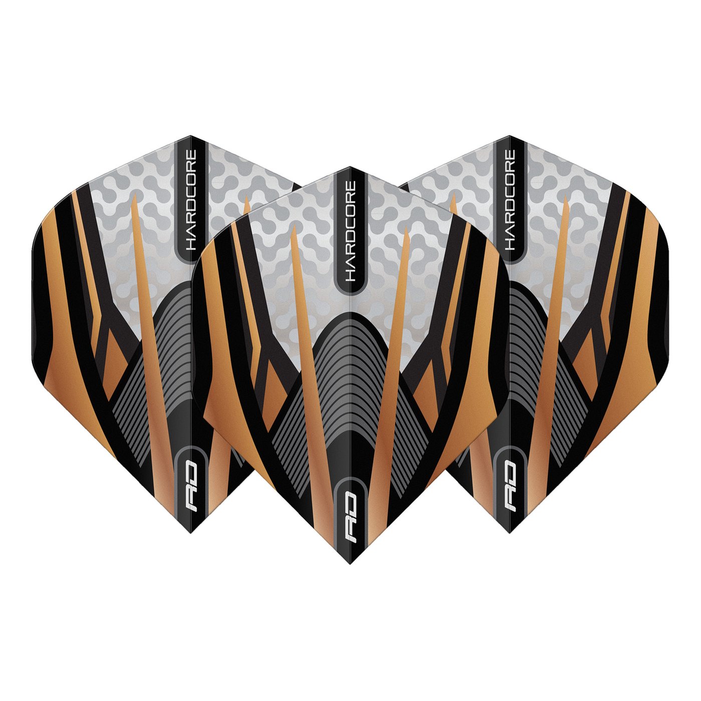 Red Dragon Hardcore Gold White Darts Flights