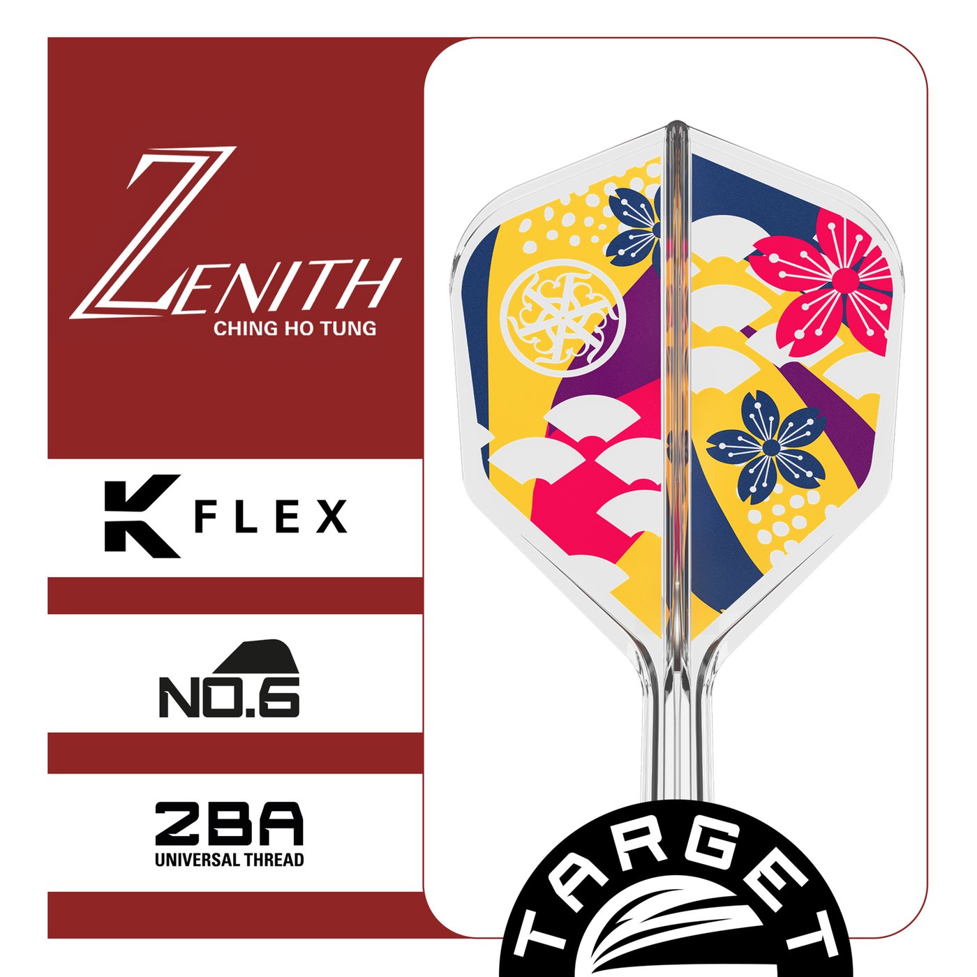 Target Japan K-Flex Tung Suk Zenith G2 NO6 - Dart Flights