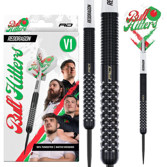 Red Dragon Bullhitters V1 90% - Steel Tip Darts - Dartshopper.com
