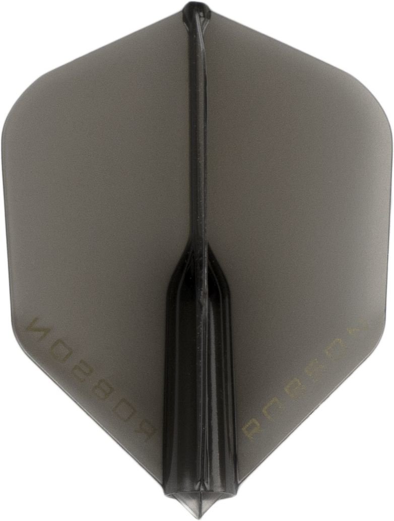 Robson Plus Crystal Clear Black Std.6 Darts Flights