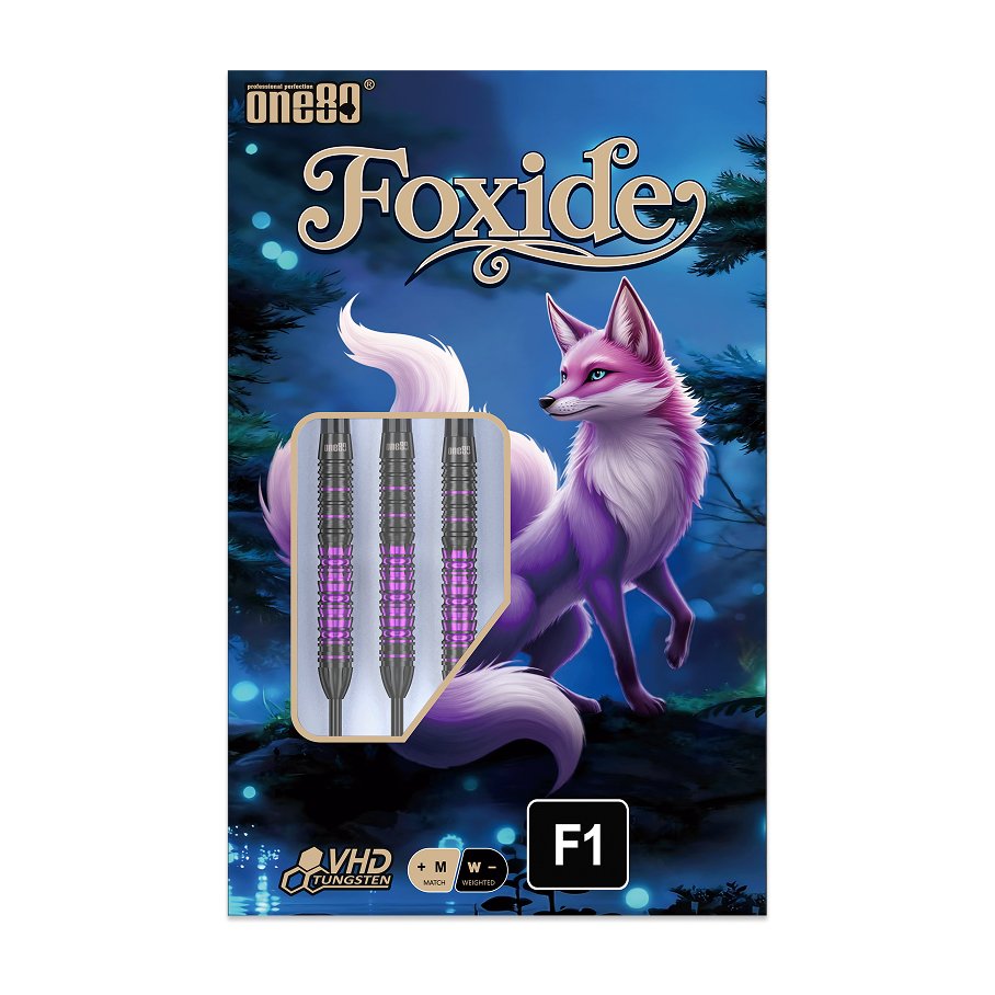 ONE80 Foxide F1 90% - Steel Tip Darts - Dartshopper.com
