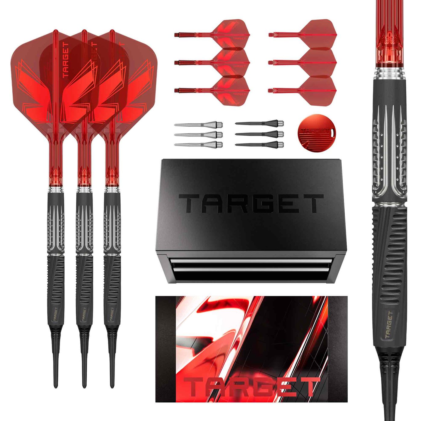 Target Shift 90% - Fléchettes pointe Plastique