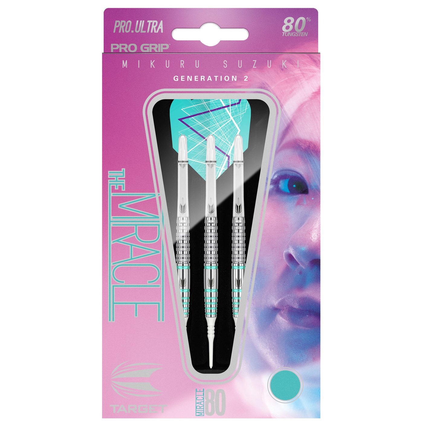 Target Japan Mikuru Suzuki The Miracle G2 80% Soft Tip Darts