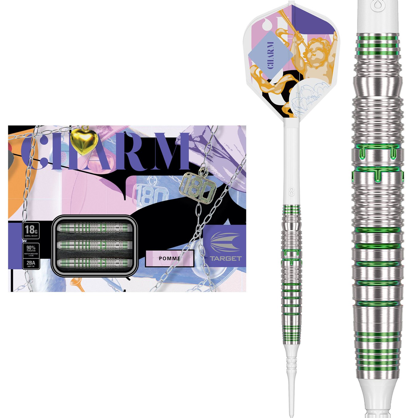 Target Japan Charm Pomme 90% Soft Tip Darts