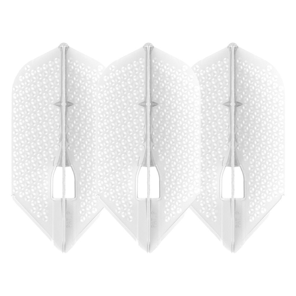 L-Style Champagne L6D Dimple Slim Pearl White Darts Flights
