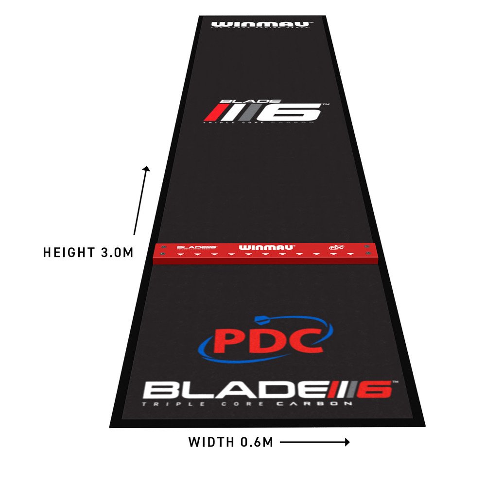 Winmau Pro Zone Precision Blade 6 + Integrated Oche Dart Mat