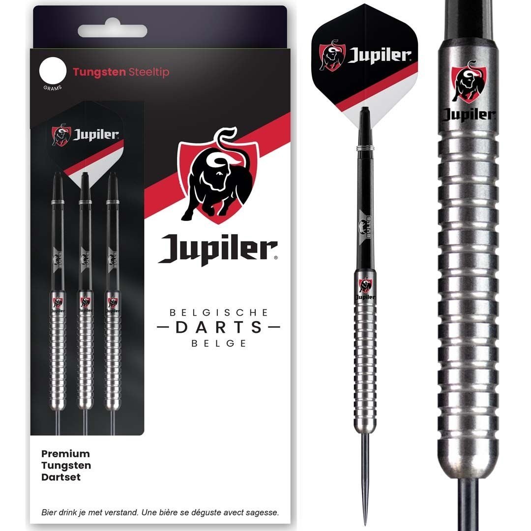 Jupiler Black & Silver 80% - Steel Tip Darts