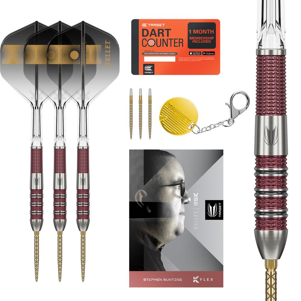 ダーツ TARGET 95K STEPHEN BUNTING MODEL swiss Target Stephen Bunting 95K Swiss Point 95% - Steel Tip Darts