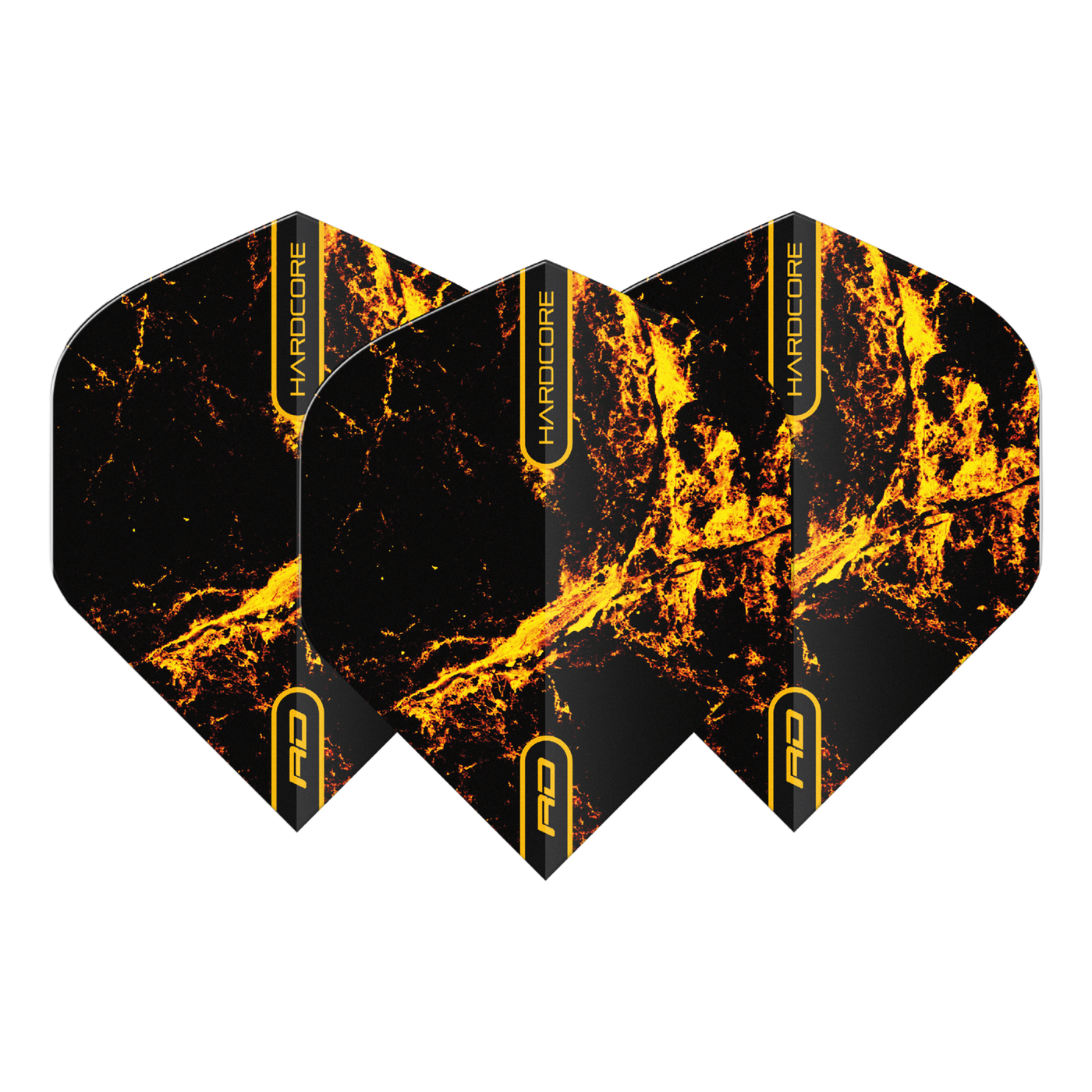Red Dragon Hardcore Radical Golden Strike Darts Flights