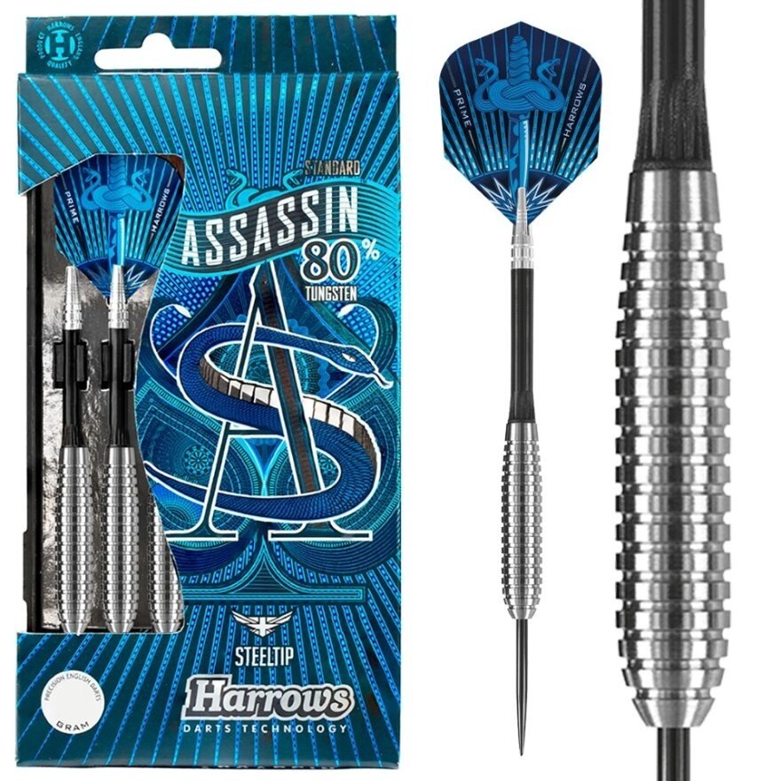 Harrows Assassin RG 80% 23 g - Steel Tip Darts