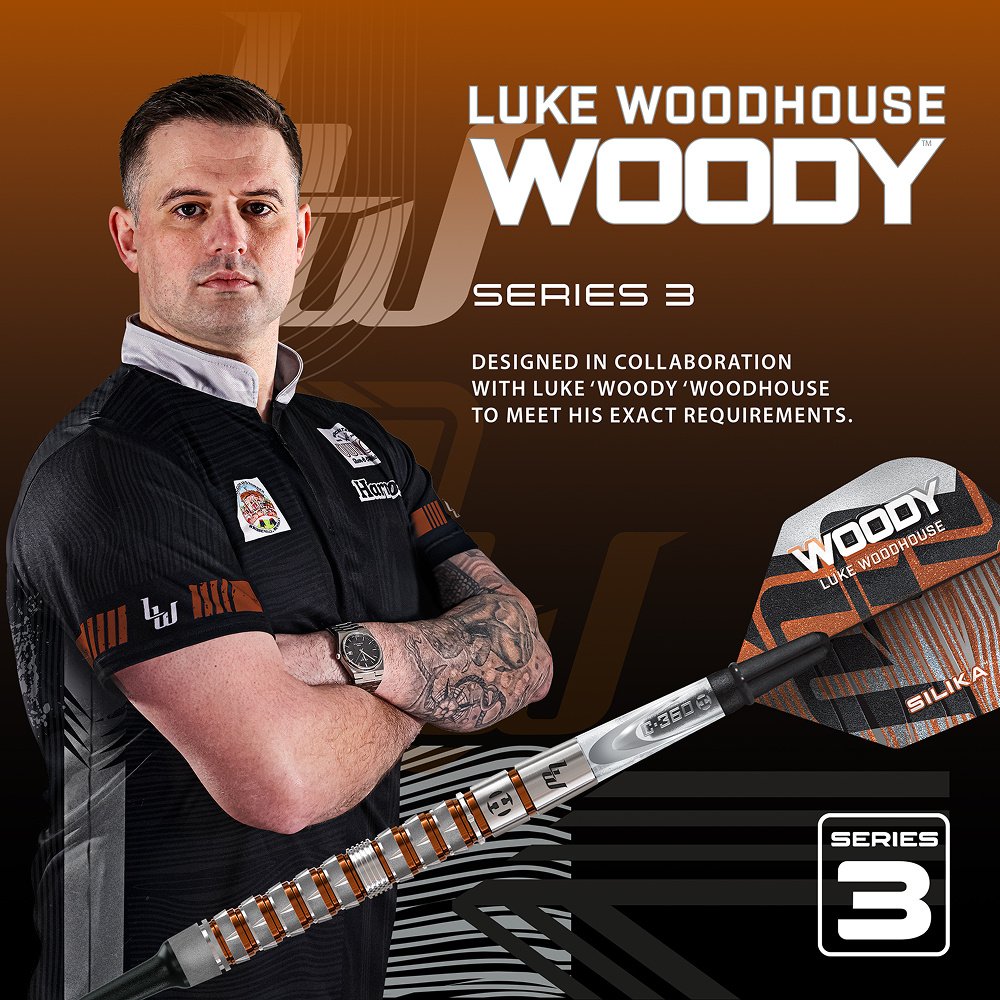 Harrows Luke Woodhouse V3 90% Soft Tip Darts - Dartshopper.com