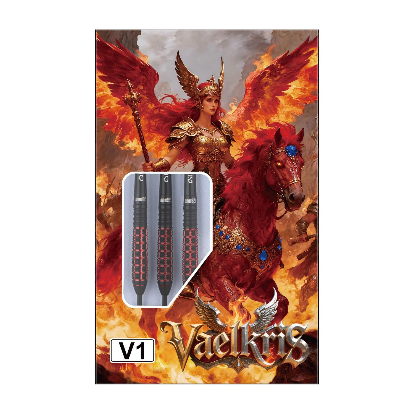 【非売品】 ONE80 DARTSLIVEカード ONE80 Vaelkris V01 90% Steel Tip Darts - Dartshopper