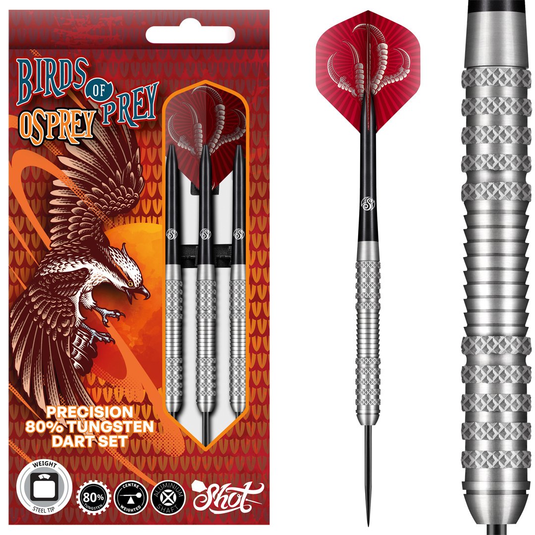 Shot Birds Of Prey Osprey 80% - Steel Tip Darts