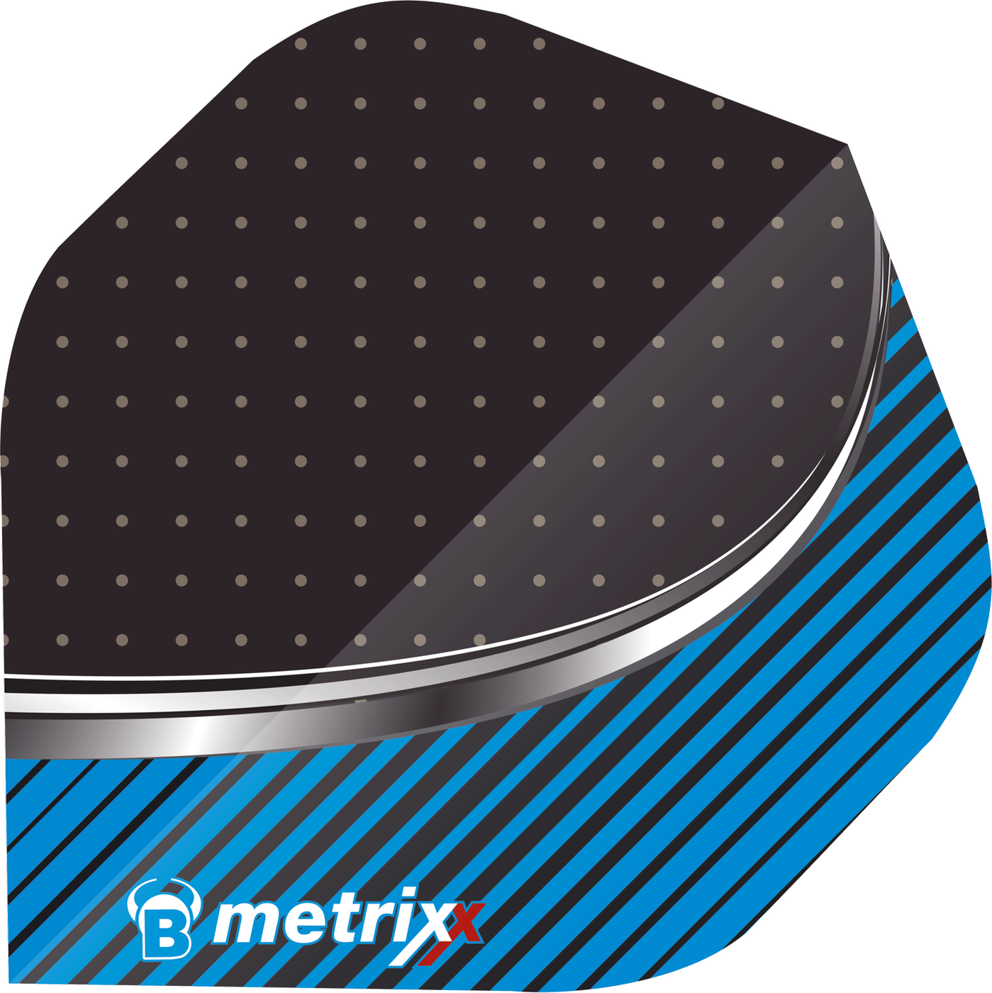 BULL'S Metrix Stripe Blue Darts Flights