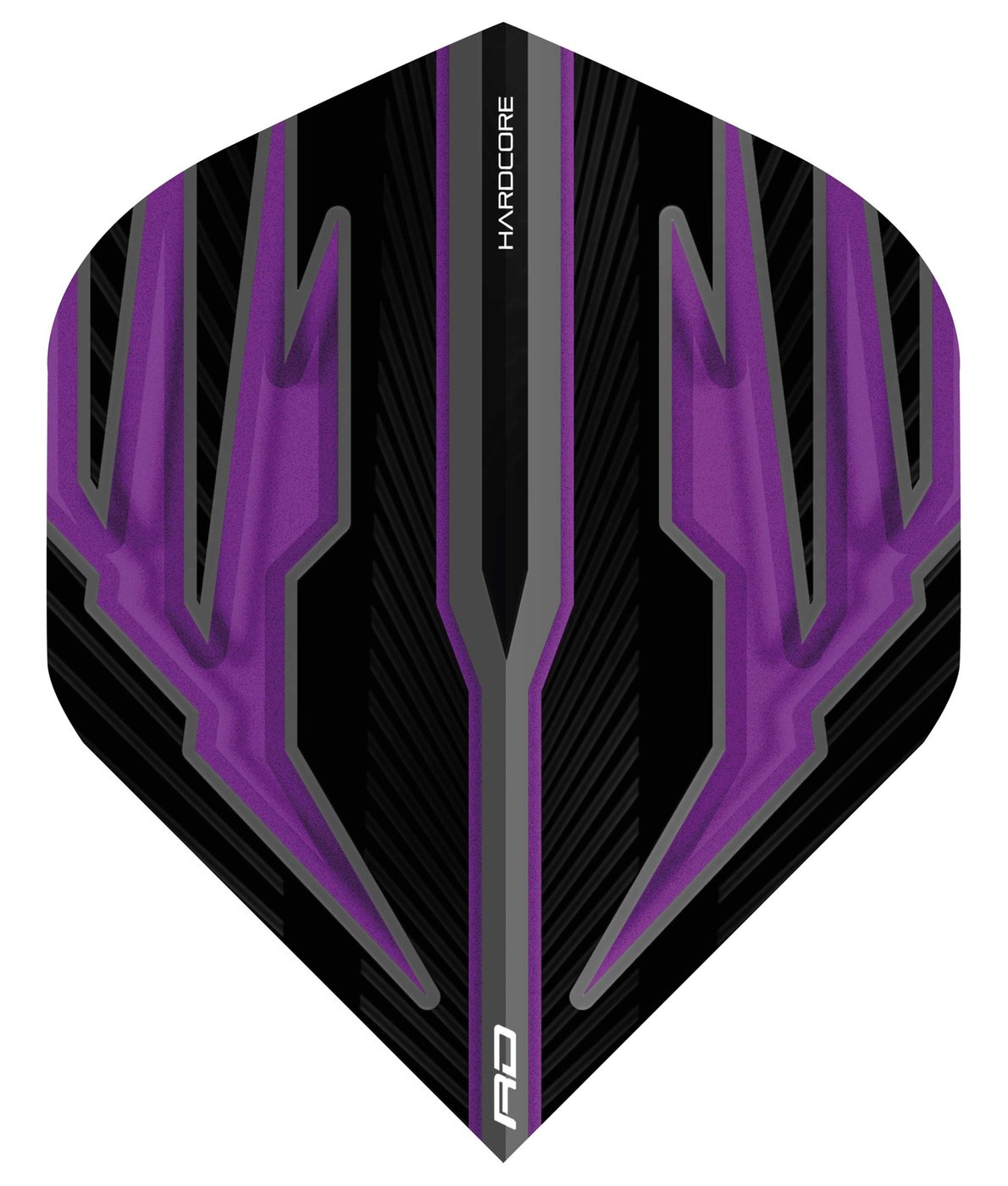 Red Dragon Hardcore Radical Black & Purple Darts Flights