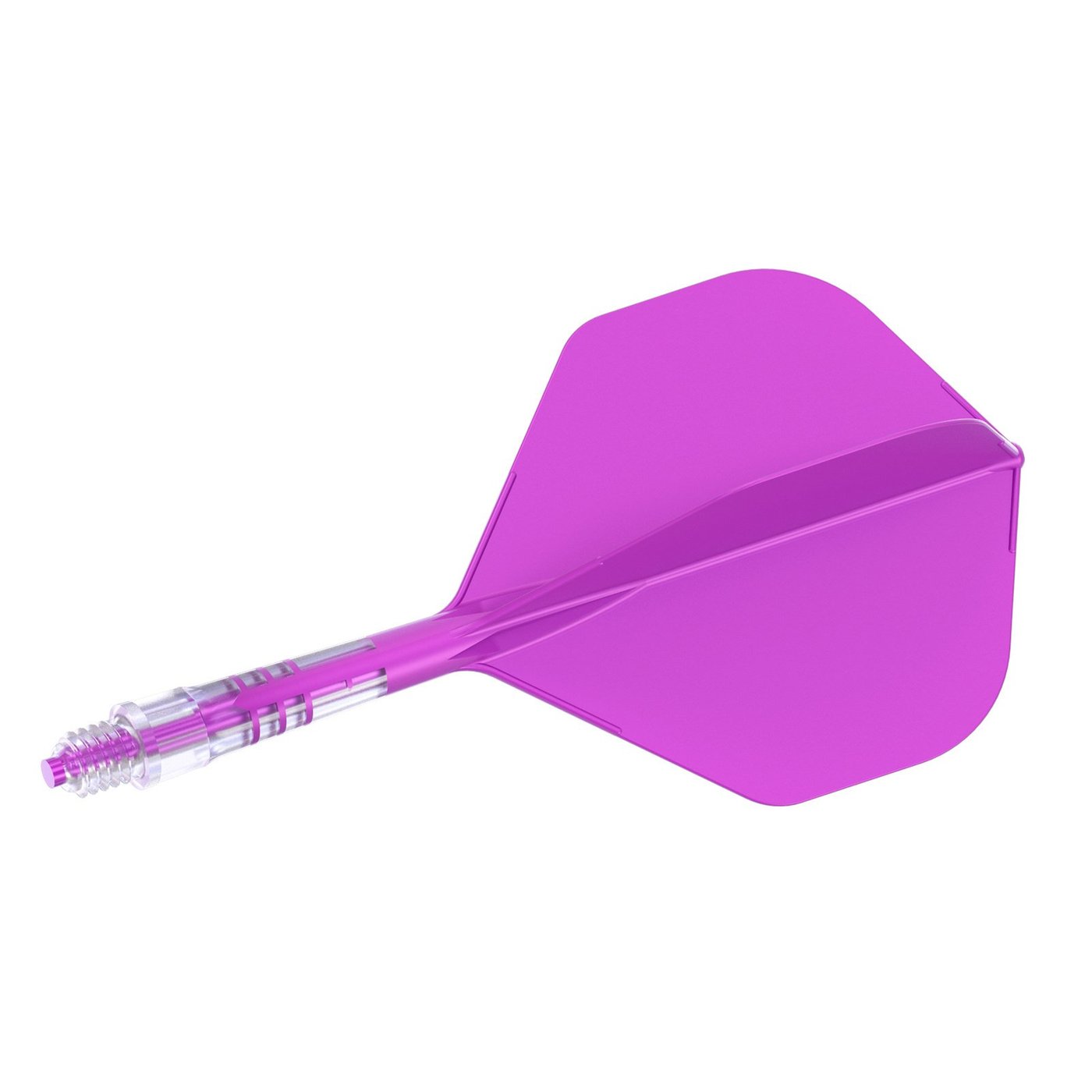 Cuesoul ROST T19 Integrated Flights Big Standard Wing Carbon Purple - Dart Flights