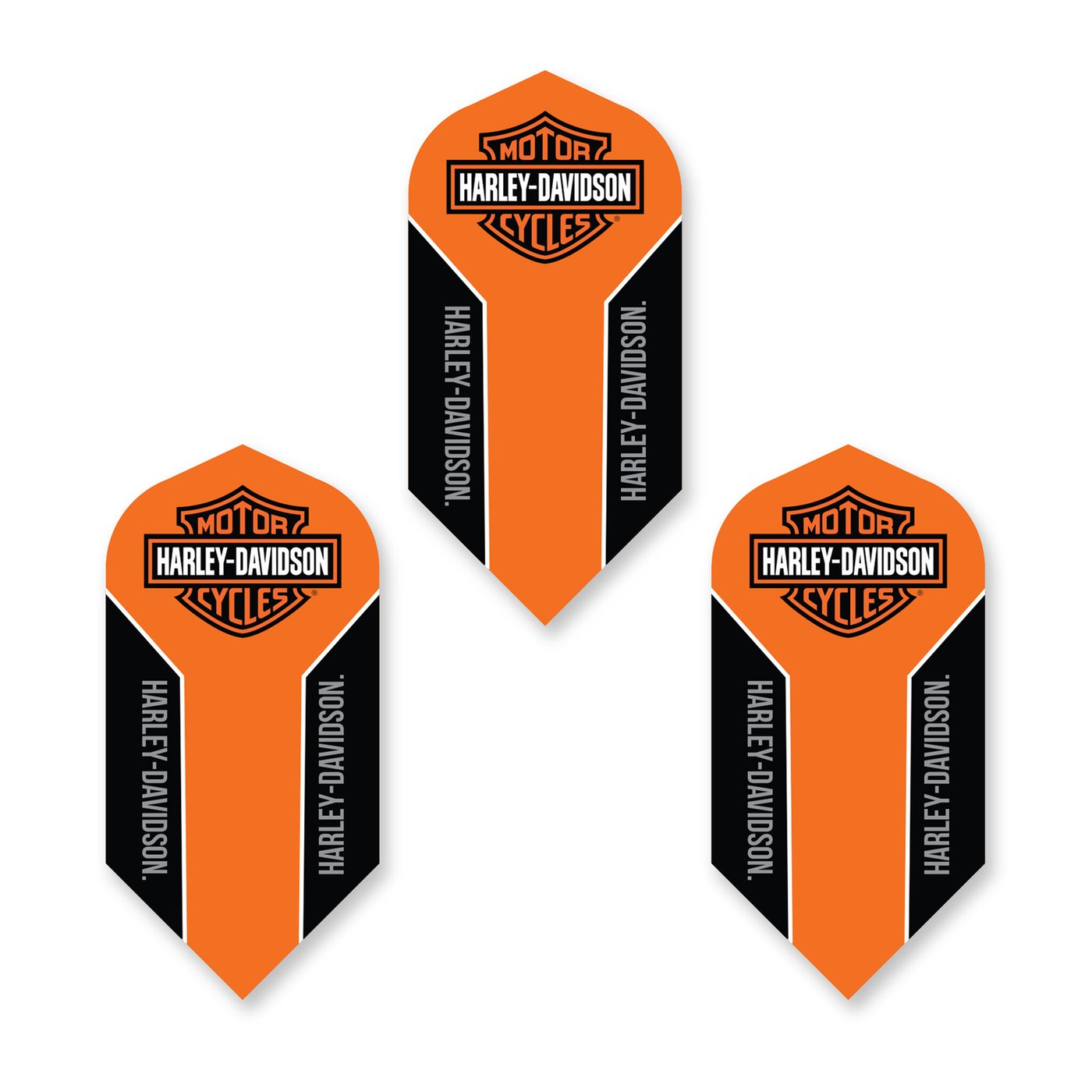 DW Harley Davidson Small Logo Slim Darts Flights