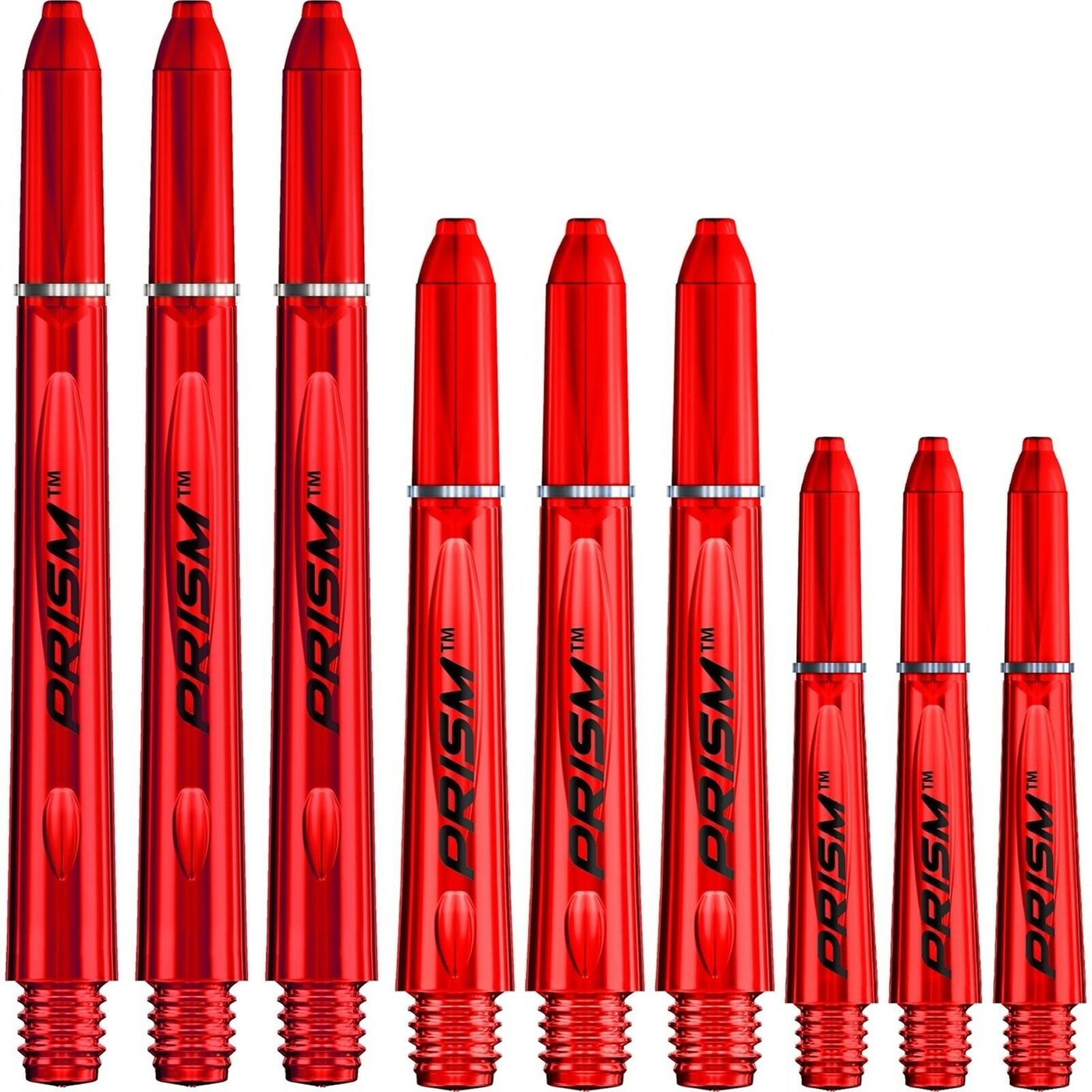 Winmau Prism Shafts Red Darts Shafts