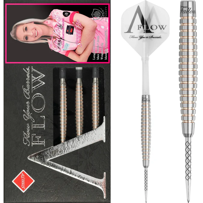Dynasty A-FLOW Fallon Sherrock 3 [Pink-Gold] 95% Darts