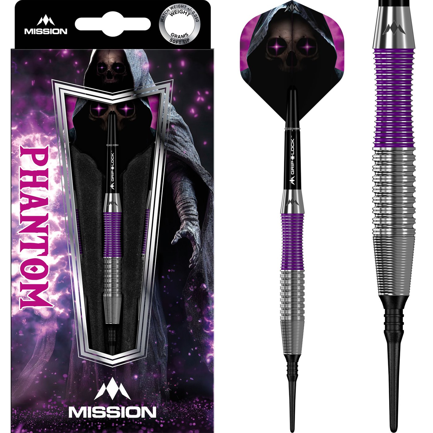 Mission Phantom Brass Soft Tip Darts