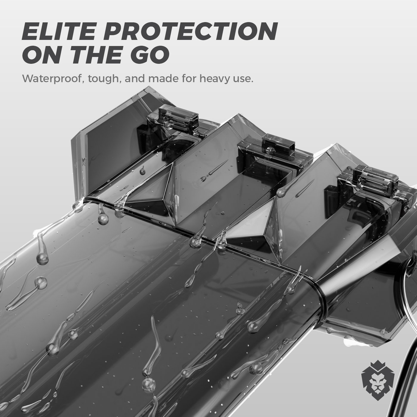 KOTO Molded Dart Wallet Transparent Black - Dart Case - Dartshopper