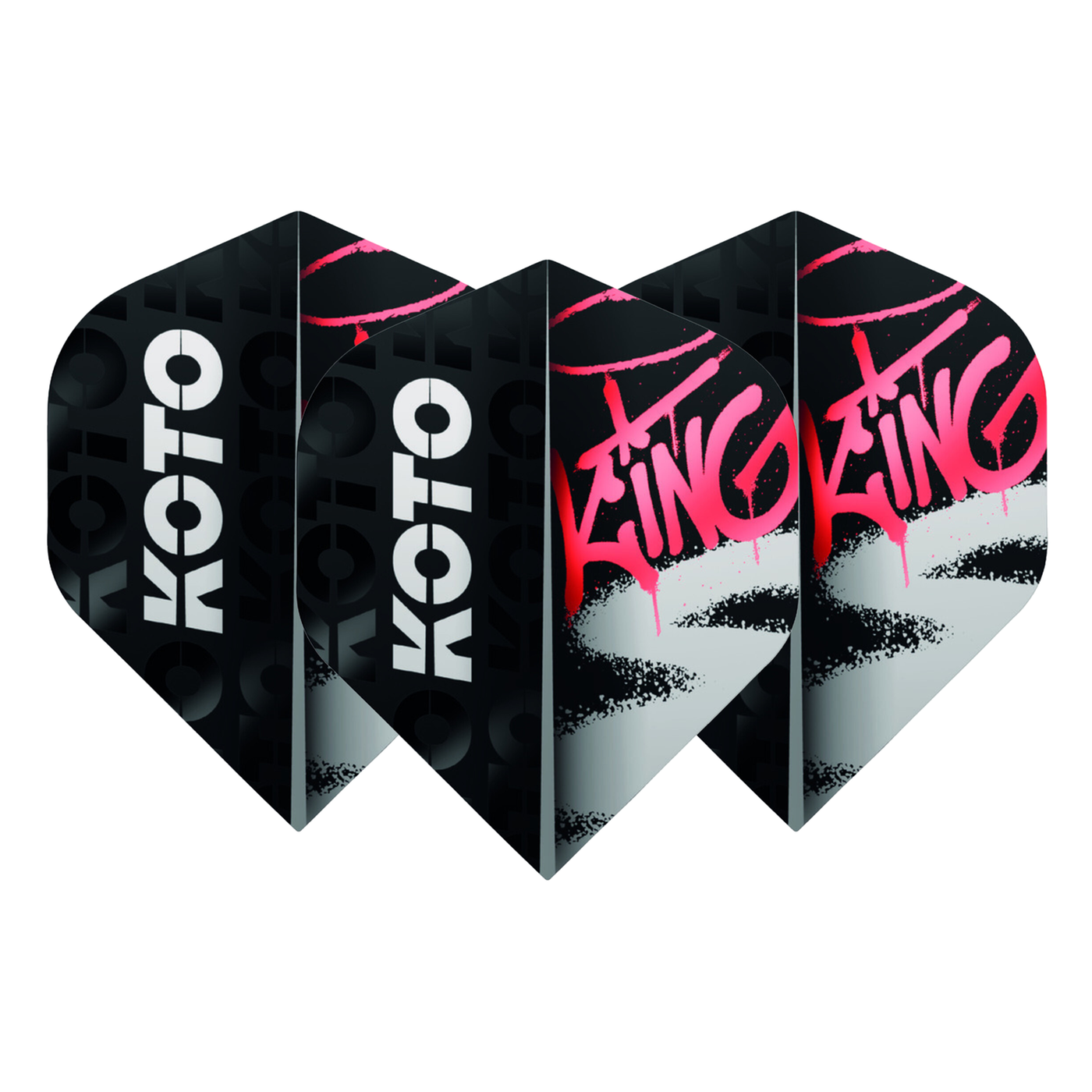 KOTO Rebel Red X NO2 Darts Flights