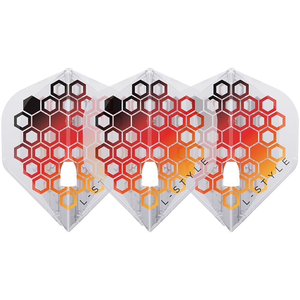 L-Style Champagne L1 Kami Rene Eidams V3 Clear Darts Flights