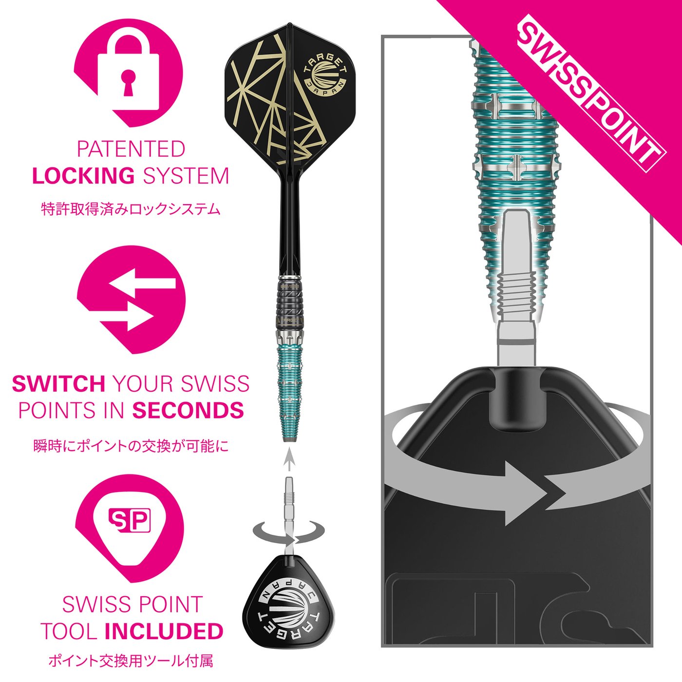 Target Japan The Miracle X Rising Sun Limited Edition Darts