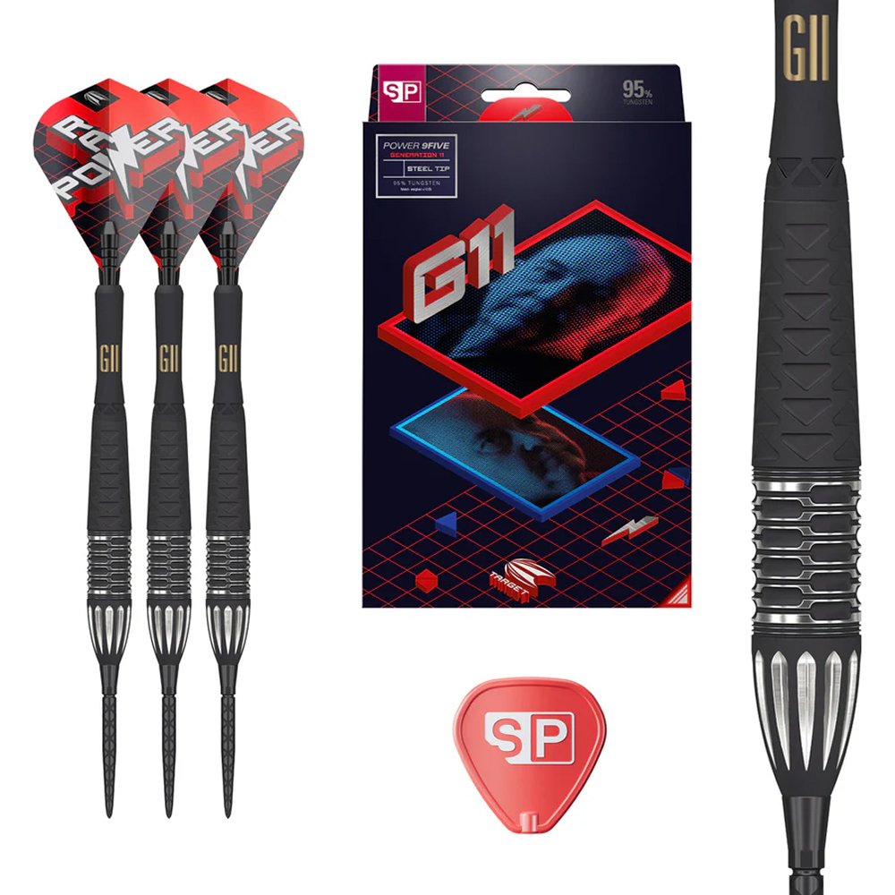 Target Phil Taylor Raw Power G11 Swiss Point 95% - Fléchettes pointe Acier