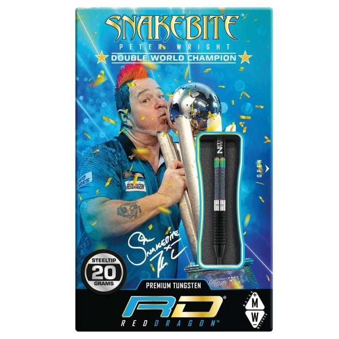 Red Dragon Peter Wright Snakebite World Champion Diamond Edition Darts