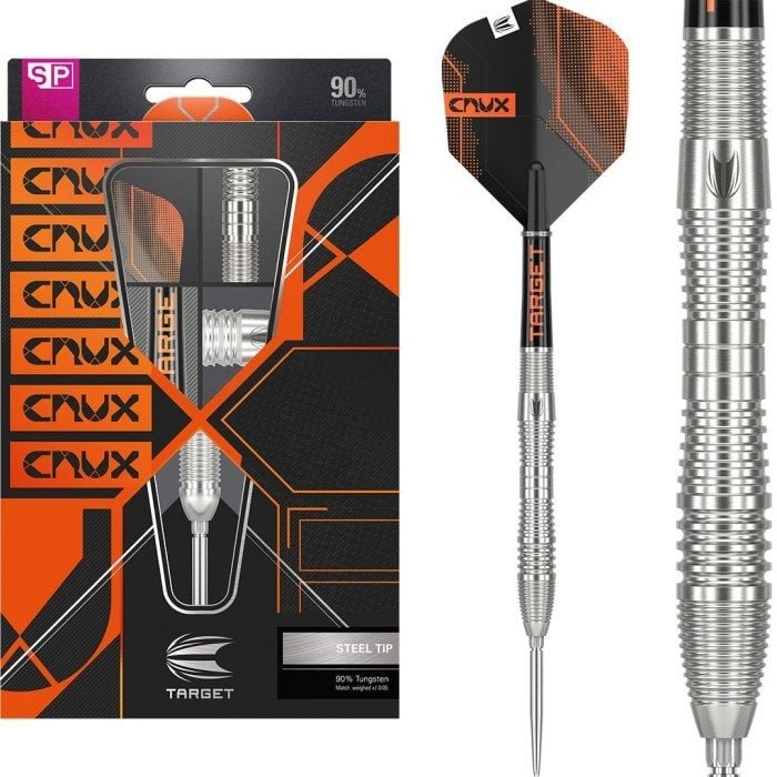 Target Crux 03 Swiss Point 90% - Fléchettes pointe Acier
