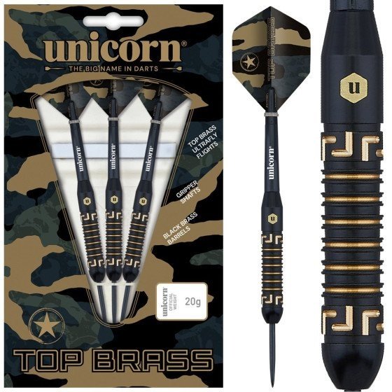 Dardos Unicorn Top 1 Brass Punta de Acero