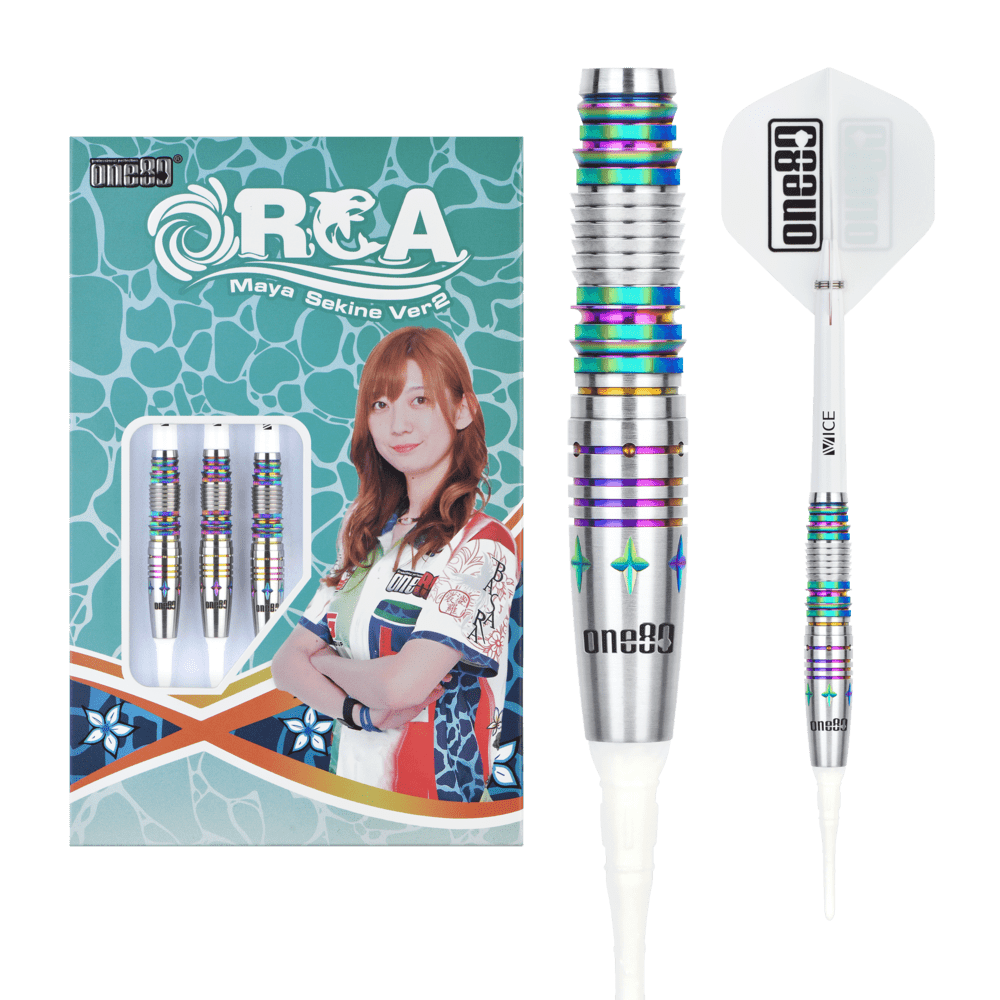 ONE80 Maya Sekine Orca II Chameleon 90% Soft Tip Darts