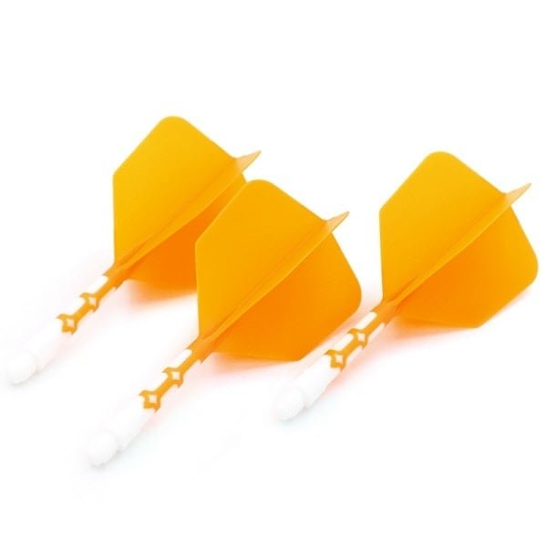 Cuesoul - ROST T19 Integrated Flights - Big Wing - Orange White - Darts Sulat