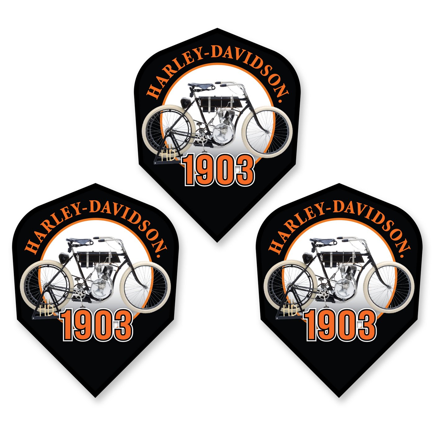 DW Harley Davidson 1903 NO6 Darts Flights