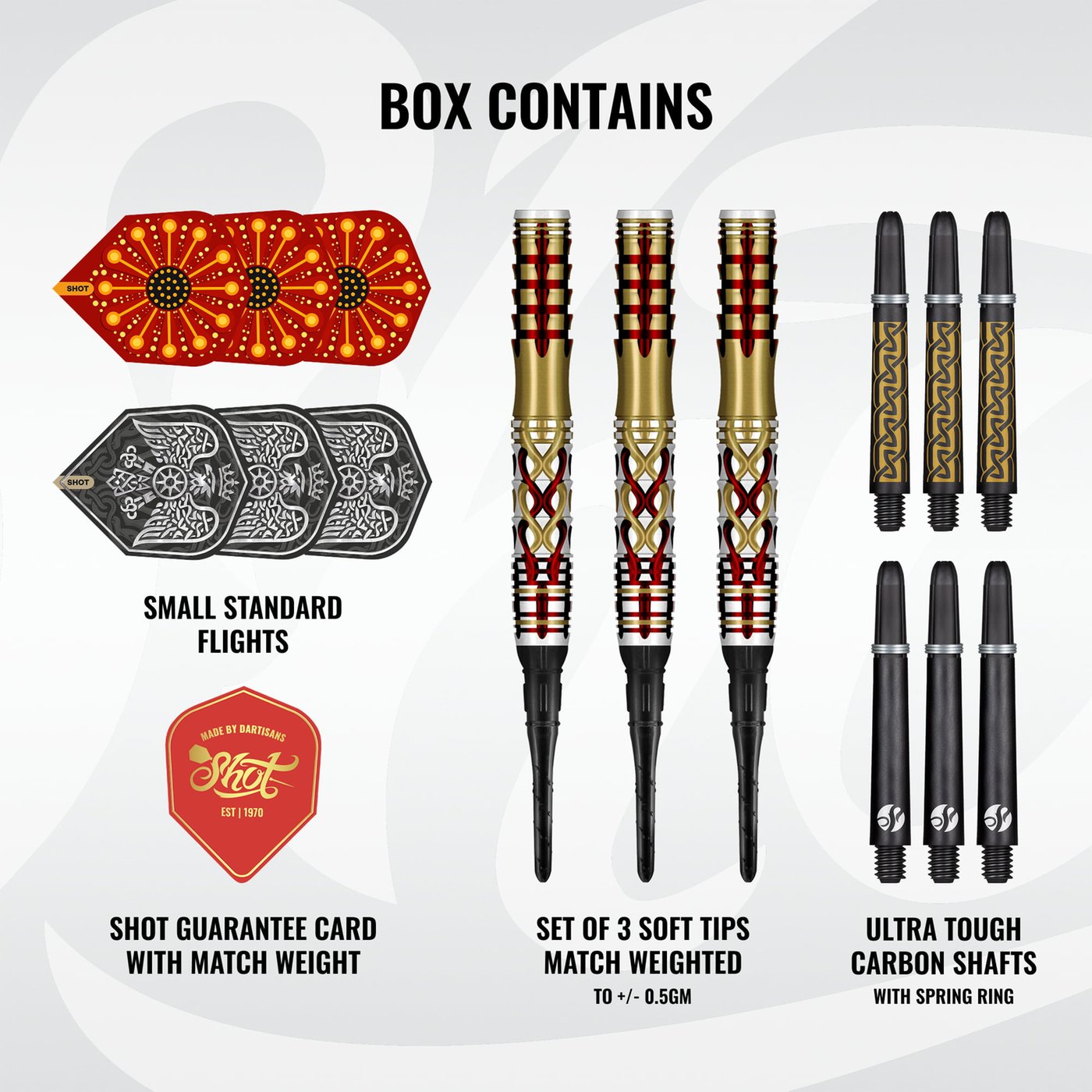 Shot Goths Alaric 95% - Soft Tip Darts - Dartshopper.com