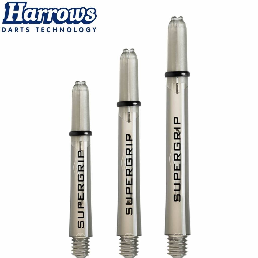 Harrows Supergrip Smokey Black Darts Shafts