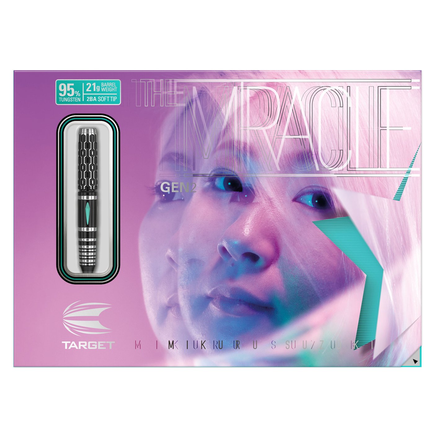 Target Japan Mikuru Suzuki The Miracle G2 95% Softip Darts