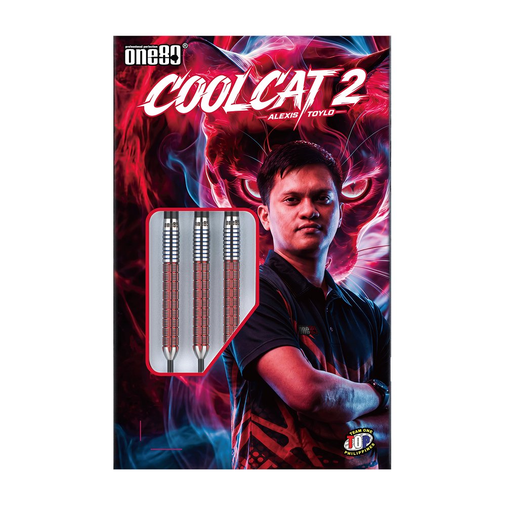 ONE80 Alexis Toylo Coolcat II 90% - Steel Tip Darts - Dartshopper.com